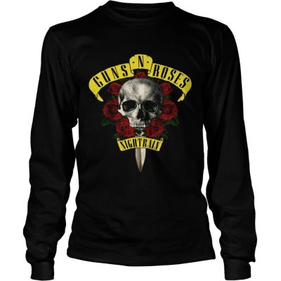 Lognsleeve Tee Guns N Roses Rock Band Nightrain Gift Shirt