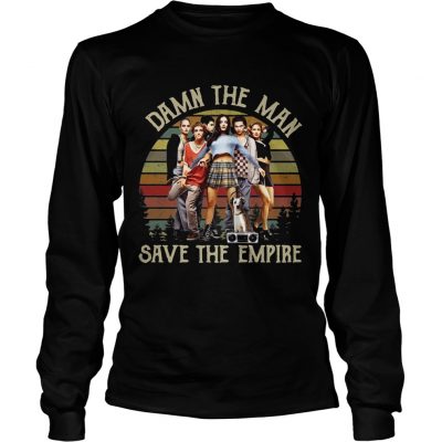 Longsleeve Tee Vintage Damn The Man Save The Empire Records Shirt