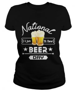 National beer day Ladies Shirt