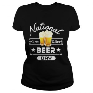 National beer day Ladies Shirt
