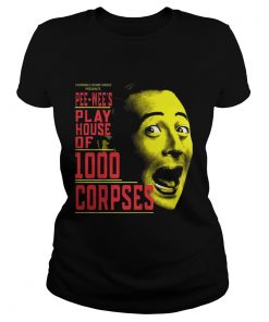 Peewees Playhouse Of 1000 Corpses Ladies Tee