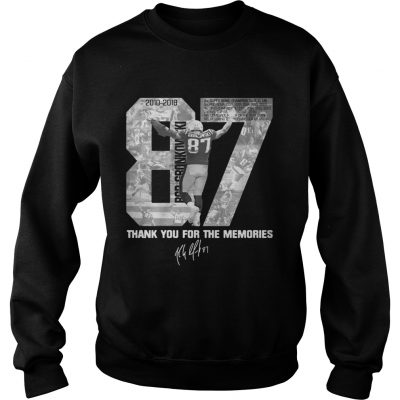 Rob Gronkowskis Thank You For The Memories Sweater