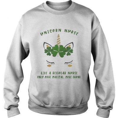 Saint Patricks DayUnicorn Nurse Like A Regular Nurse Sweater