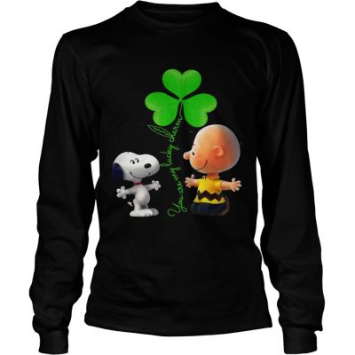 Snoopy and Charlie Brown Snoopy You are my lucky charm Longsleeve Shirt