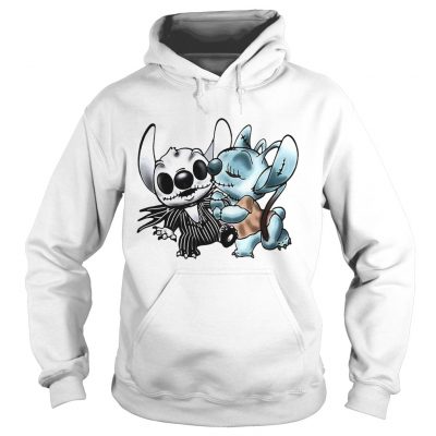 Stitch and Angel Jack Skellington The Nightmare Before Christmas Hoodie