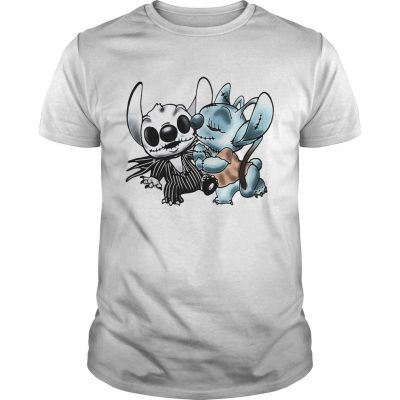 Stitch and Angel Jack Skellington The Nightmare Before Christmas Unisex Shirt