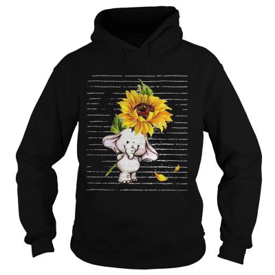 Sunflower Baby elephant Hoodie