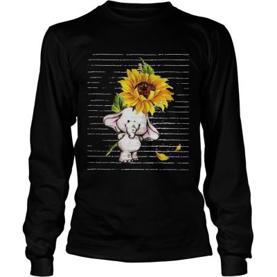 Sunflower Baby elephant Longsleeve Tee