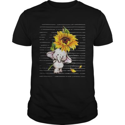 Sunflower Baby elephant Unisex Shirt