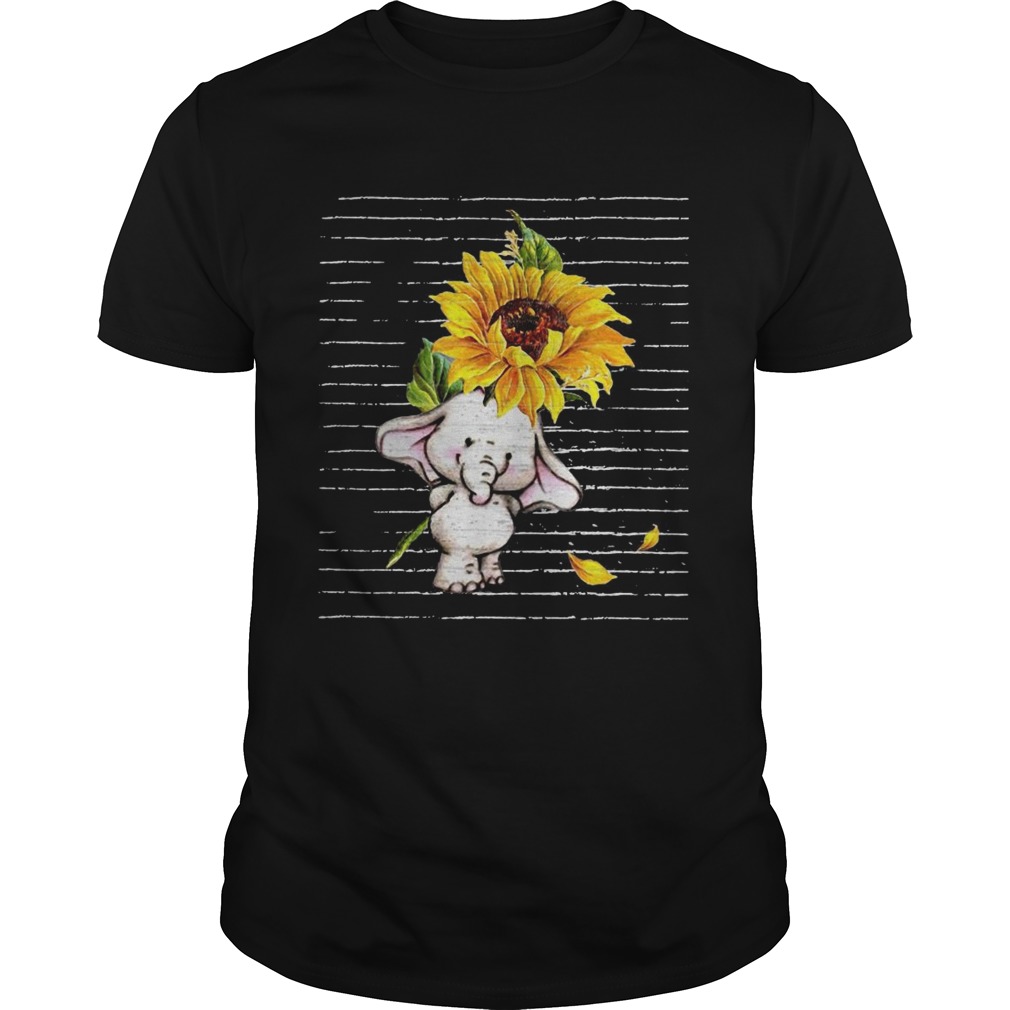 Sunflower Baby elephant tshirt