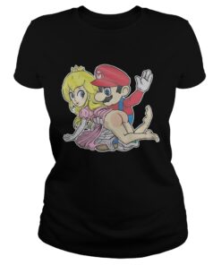 Super Mario spank princess butt Ladies tee