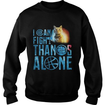 Sweater Cat Goose I can fight Thanos alone shirt