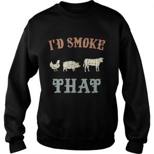Sweater Chicken Pig Cow I’d smoke that BBQ