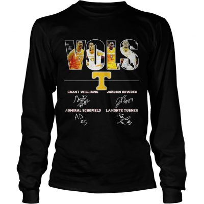 Tennessee Volunteers VOLS Grant Williams Jordan Bowden Admiral Schofield Lamonte Turner Longsleeve Shirt
