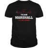 Unisex Team Marshall lifetime member shirt