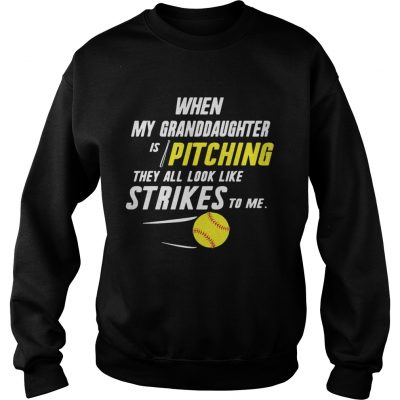 When my granddaughter is pitching they all look like strikes to me Sweater