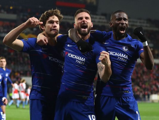Chelsea vs Slavia: Marcos Alonso’s late winner sees Blues take one step towards semi-final