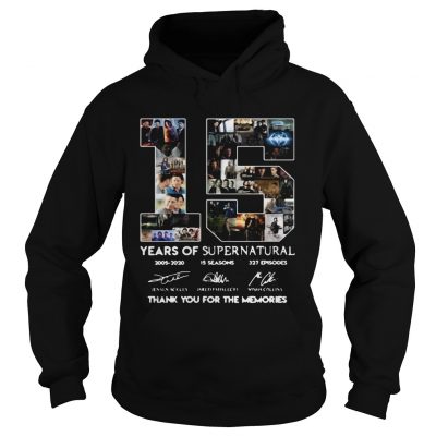 15 years of Supernatural 2005 2020 15 seasons Hoodie