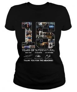 15 years of Supernatural 2005 2020 15 seasons Ladies Tee