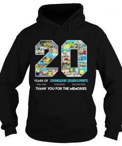 20 years of Spongebob Squarepants thank you for memories Hoodie