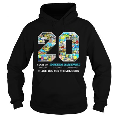 20 years of Spongebob Squarepants thank you for memories Hoodie