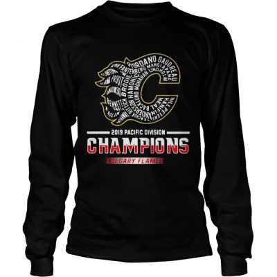 2019 Pacific division champions Calgary Flames Longsleeve Tee