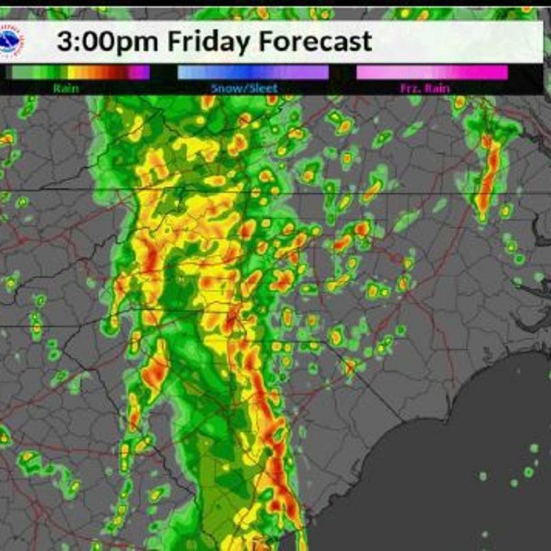 Tornado watch extended until 8 p.m. in Guilford County and 20 others