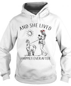 Alpaca and she lived happily ever after Hoodie