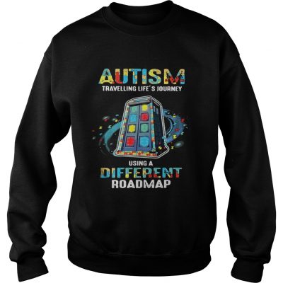 Autism Travelling Lifes Journey Using A Different Roadmap Sweater