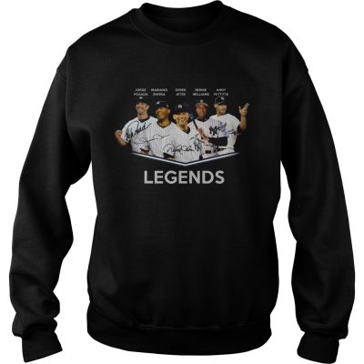 Baseball Yankees Derek Jeter Jorge Posada Mariano Rivera Andy Pettitte legends Sweater