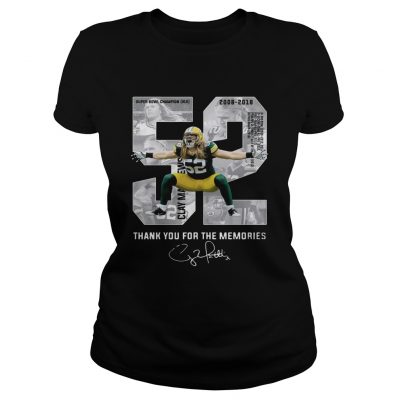 Clay Matthews Iii Thank You For The Memories Ladies Tee