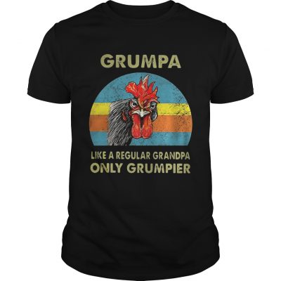 Cock Grumpa like a regular grandpa only grumpier Unisex Shirt