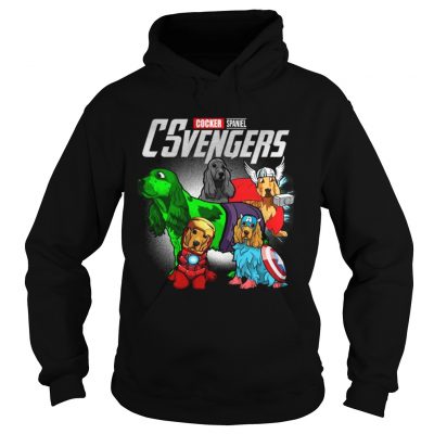 Cocker Spaniel CSvengers Marvel Avengers engame Hoodie