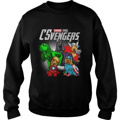 Cocker Spaniel CSvengers Marvel Avengers engame Sweater