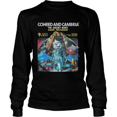 Coheed and Cambria The Amory Wars Game Program 9 audio albums Longsleeve Tee