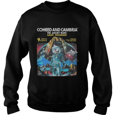 Coheed and Cambria The Amory Wars Game Program 9 audio albums Sweater