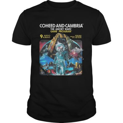 Coheed and Cambria The Amory Wars Game Program 9 audio albums Unisex Shirt