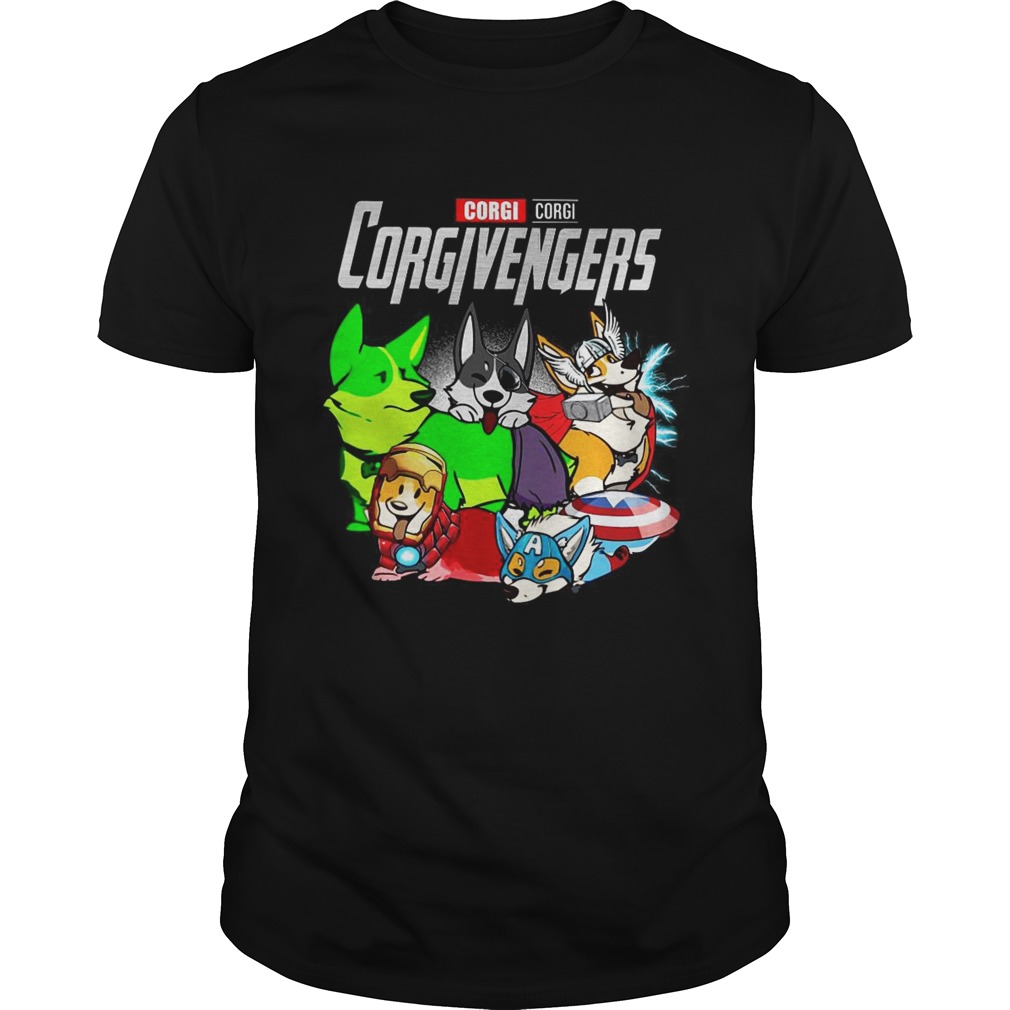 Corgi Corgivengers tShirt