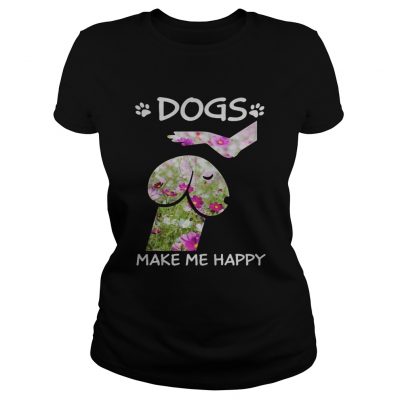 Cosmos seeds Dickhead Dog Noma Bar dogs make me happy Ladies tee