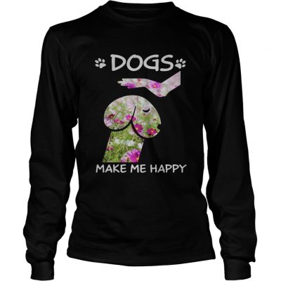 Cosmos seeds Dickhead Dog Noma Bar dogs make me happy Longsleeve Tee
