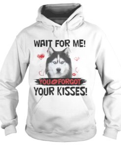Cute Husky Wait For Me You Forgot Your Kisses Hoodie