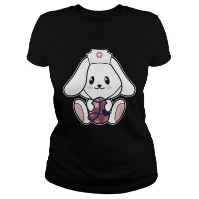 Cute Rabbit Easters Day Ladies Tee