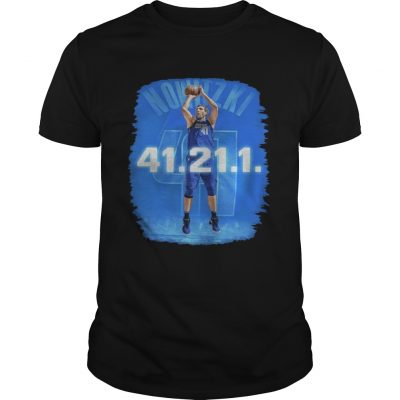 Dallas Mavericks Dirk Nowitzki 41 21 1 Unisex Shirt