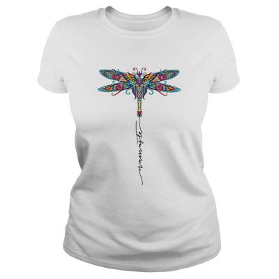 Dragonfly namaste Ladies Tee