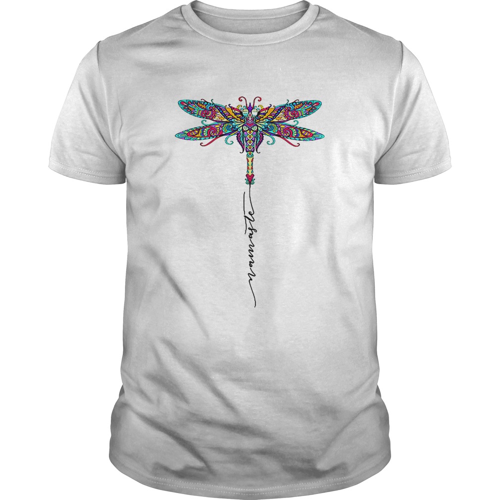 Dragonfly namaste tshirt