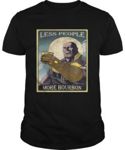 Endgame Thanos less people more Bourbon Unisex Shirt