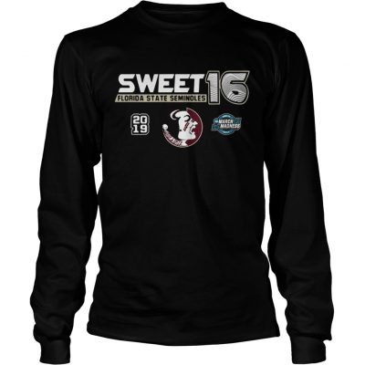 Florida State Seminoles 2019 NCAA Basketball Tournament March Madness Sweet 16 Longsleeve Tee