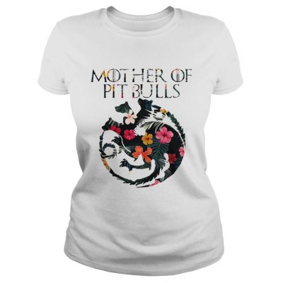 Flower mother of bitbulls Ladies Tee
