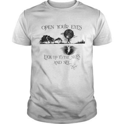Freddie Mercury open your eyes look up to the skies and see Unisex Shirt