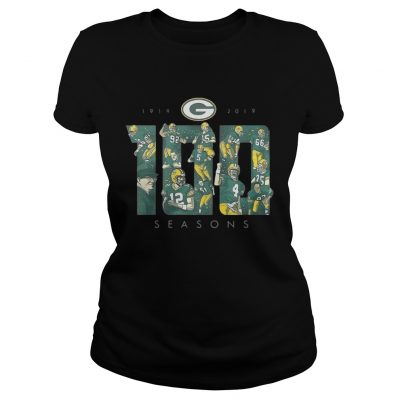 Green Bay Packers 100 seasons 19192019 Ladies tee
